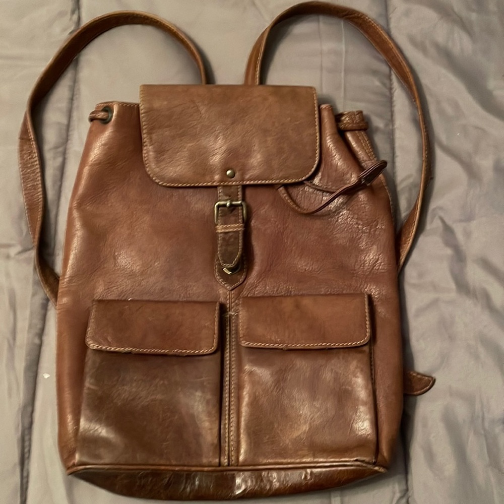 Esprit leather backpack.